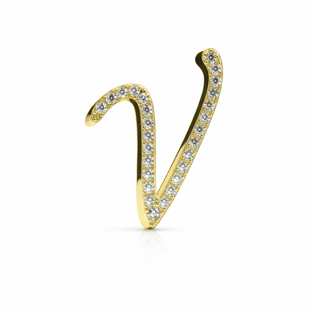 Signature Swirl Initial Necklace