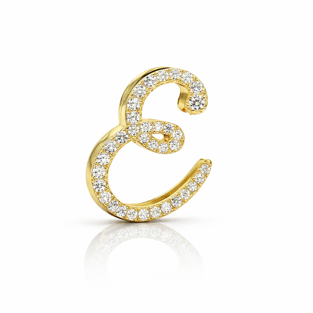 Signature Swirl Initial Necklace