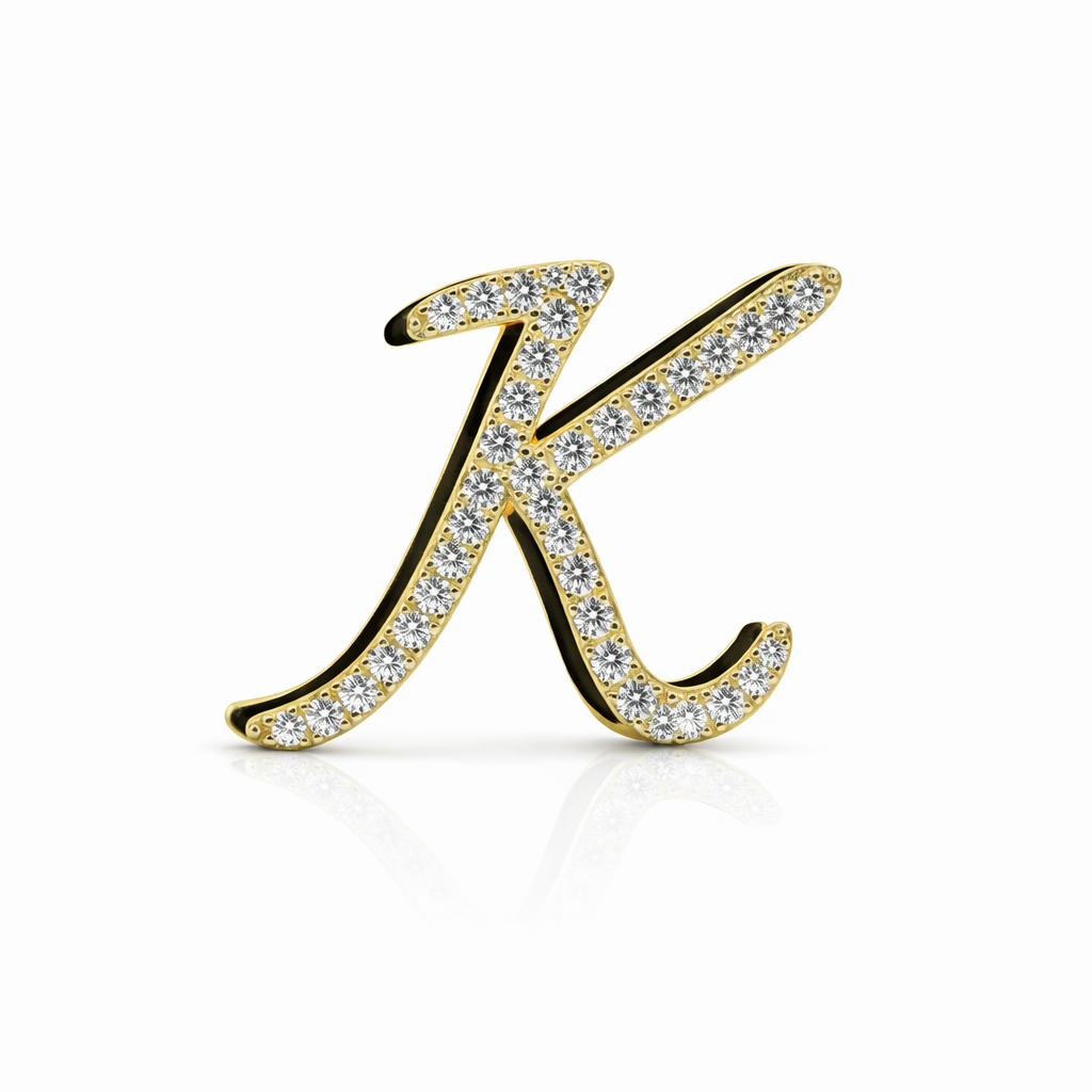 Signature Swirl Initial Necklace
