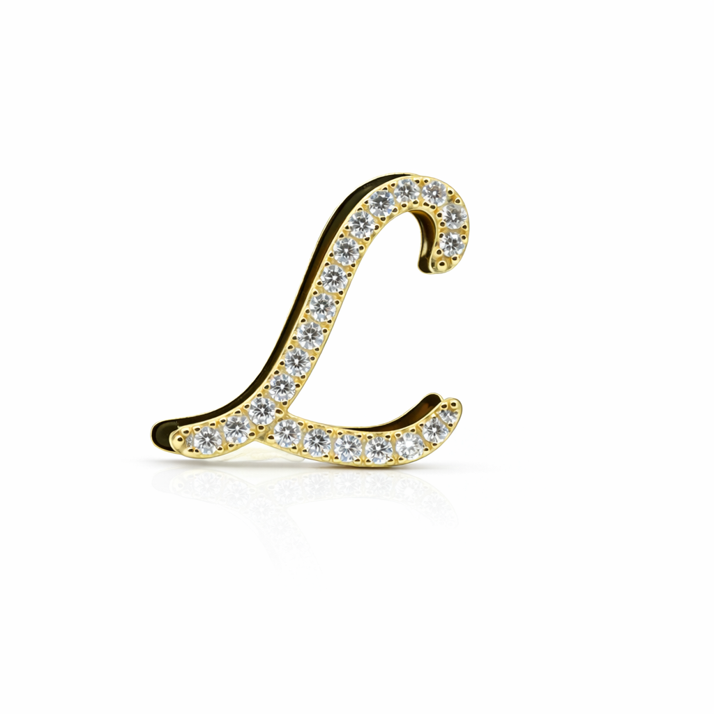 Signature Swirl Initial Necklace