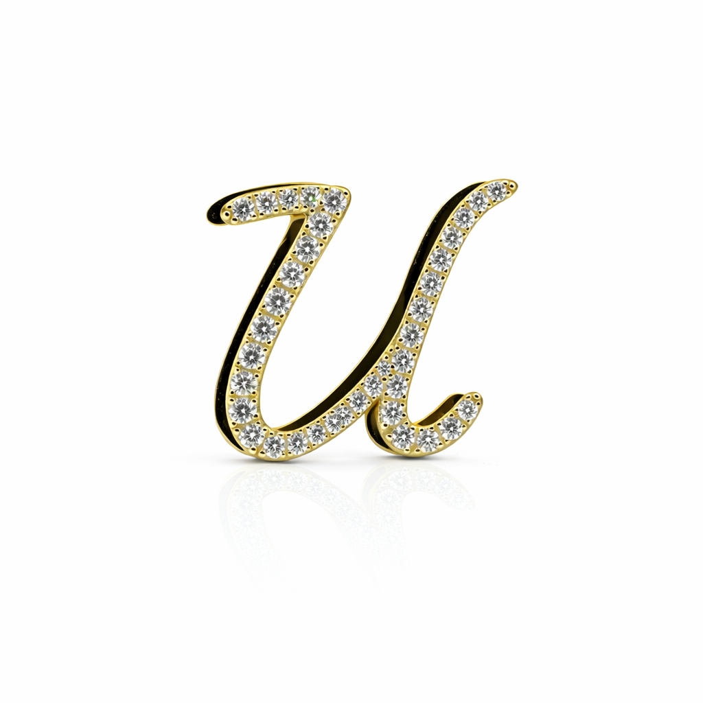 Signature Swirl Initial Necklace