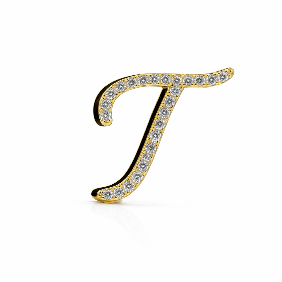 Signature Swirl Initial Necklace