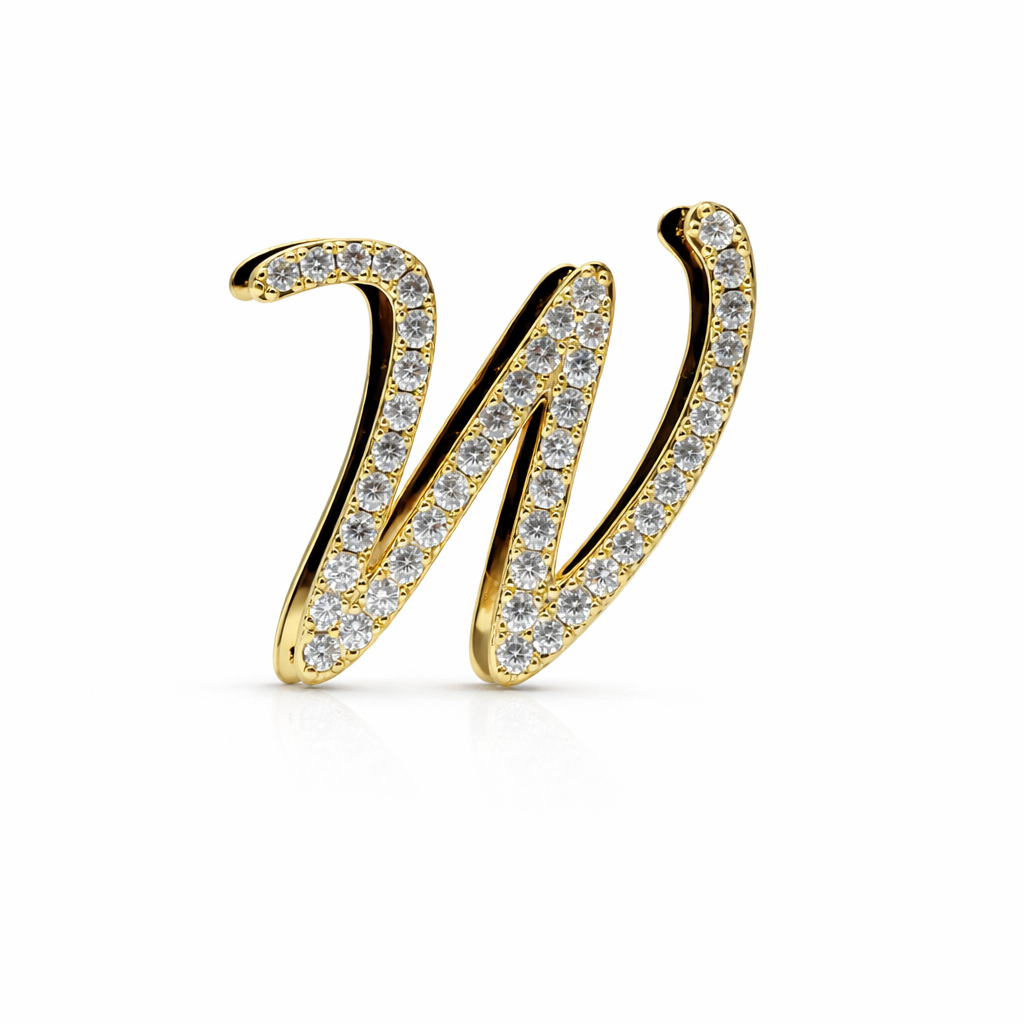 Signature Swirl Initial Necklace
