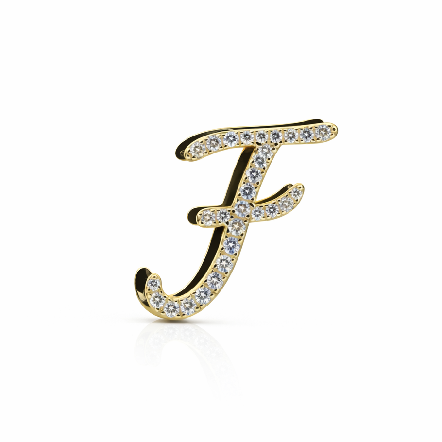 Signature Swirl Initial Necklace