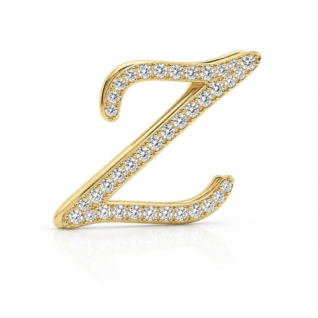 Signature Swirl Initial Necklace