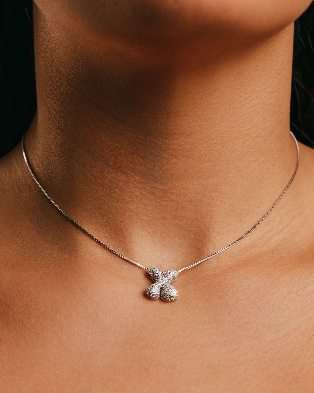Iced Bubble Letter Necklace